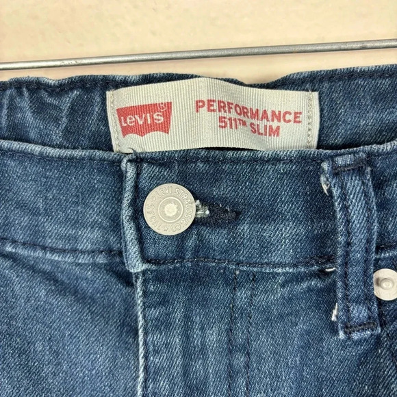 Levis Performance 511 Slim Boy Blue Jeans - Picture 8 of 13